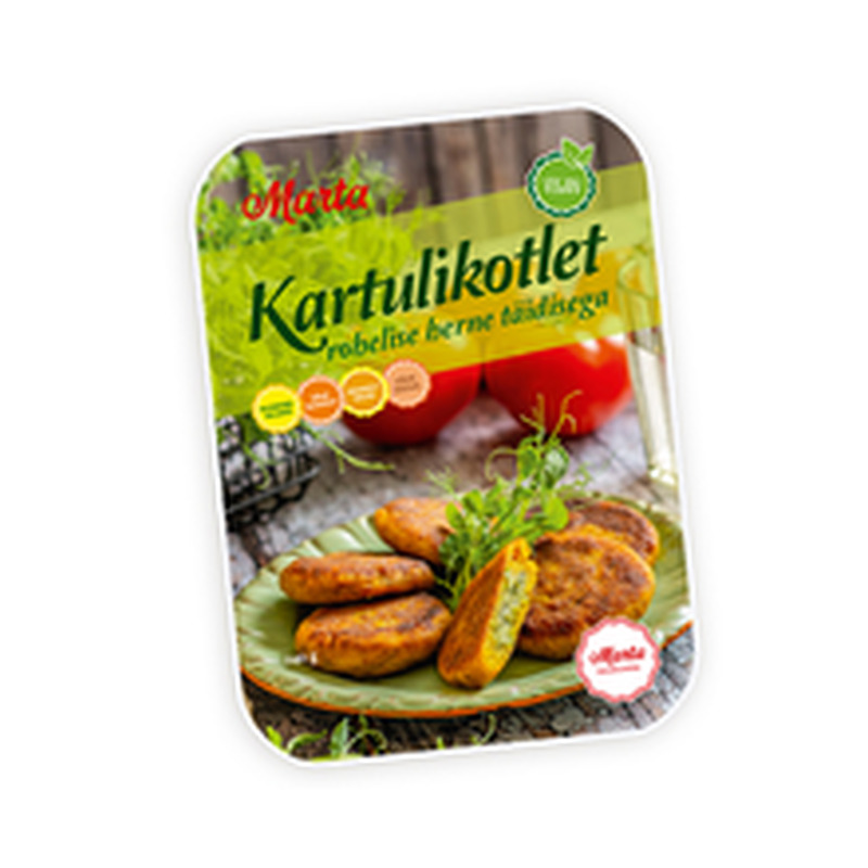 Kartulikotlet rohelise herne täidisega, vegan 240 g