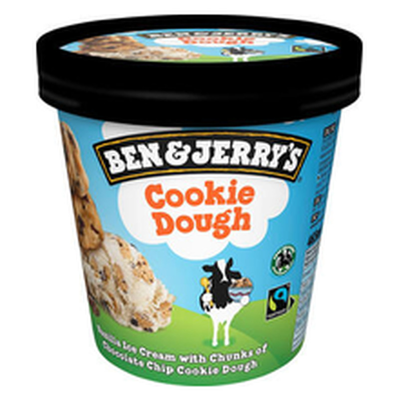 Jäätis Cookie Dough, BEN & JERRY'S, 406 g