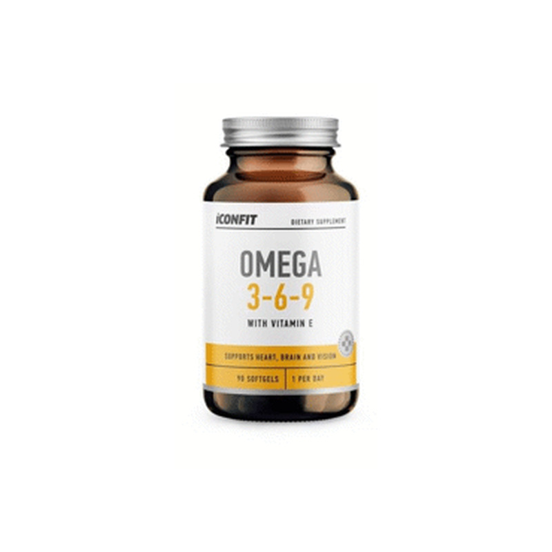 Omega 3, 6 ja 9 koos E-vitamiiniga 90tk