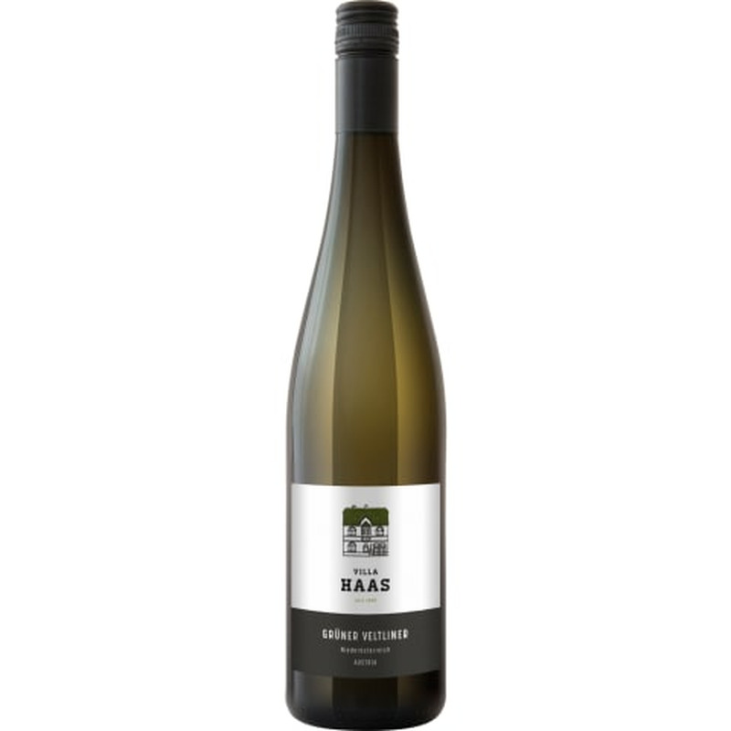 Kaitstud päritolunimetusega vein Villa Haas Grüner Veltliner 12,5%vol 0,75l