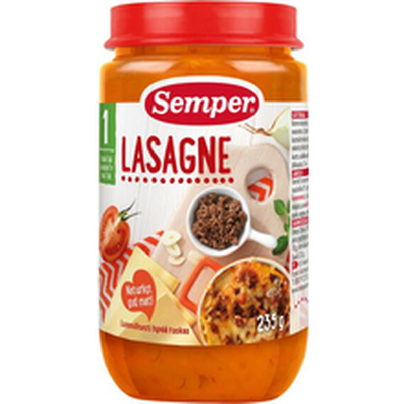 Semper lasanje 235 g, alates 1-eluaastast