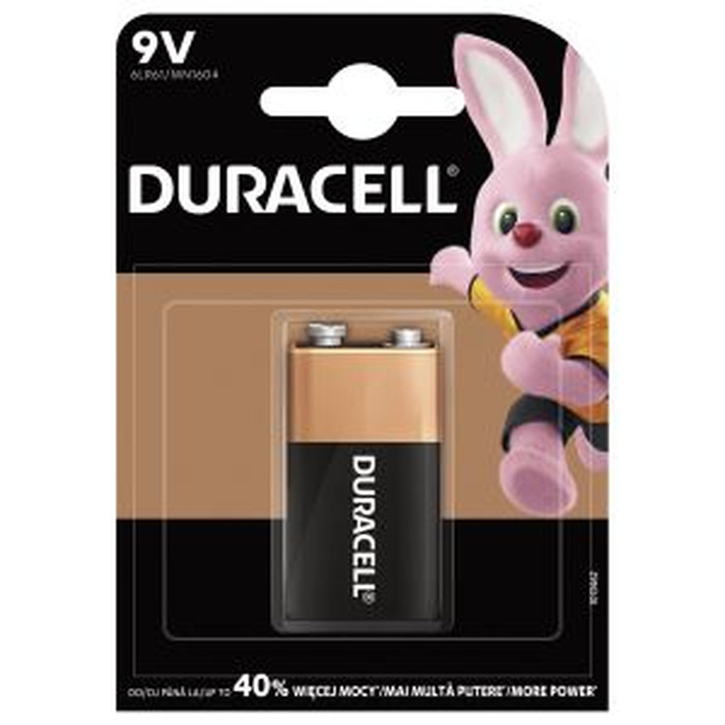 Patarei C&B 9V, DURACELL, 1 tk