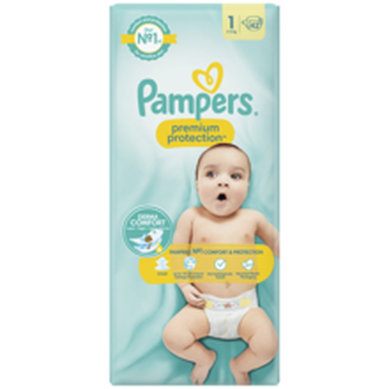 Pampers New Baby teipmähkmed 1, 2-5kg 42tk