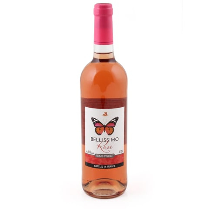 Vein Bellissimo Semi Sweet Rose 0,75l