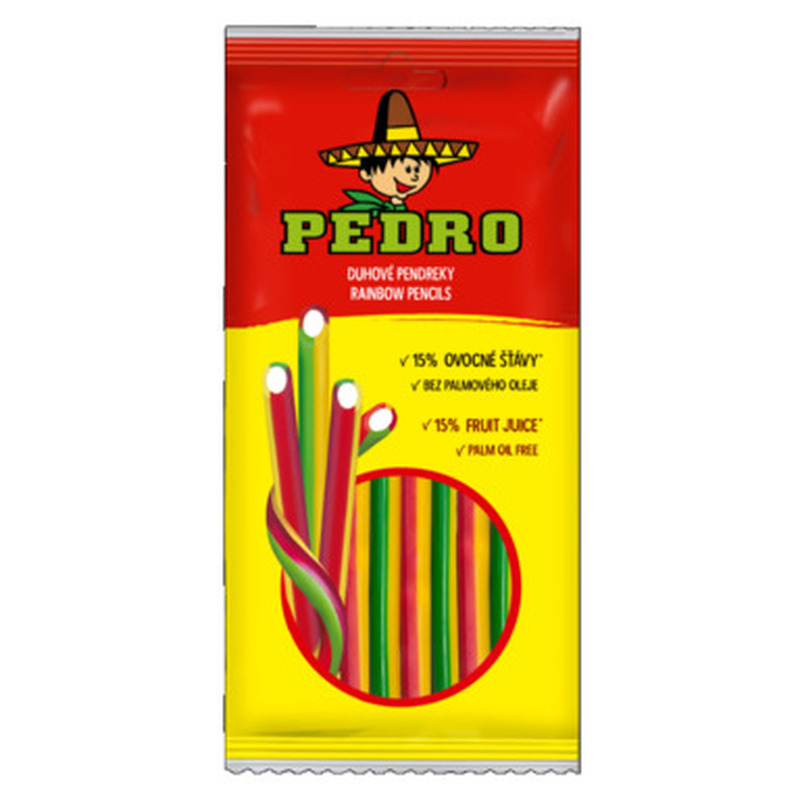 PEDRO Kummikommid Kirsipliiatsid 80g