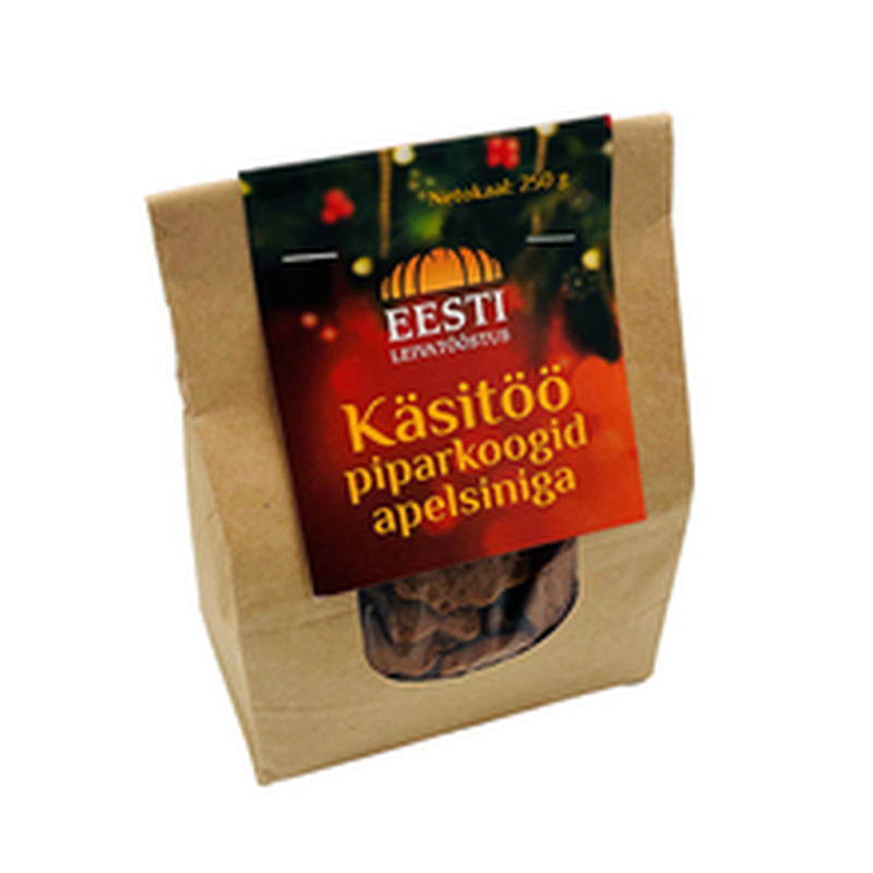 Käsitöö piparkoogid apelsiniga, EESTI LEIVATÖÖSTUS, 250 g