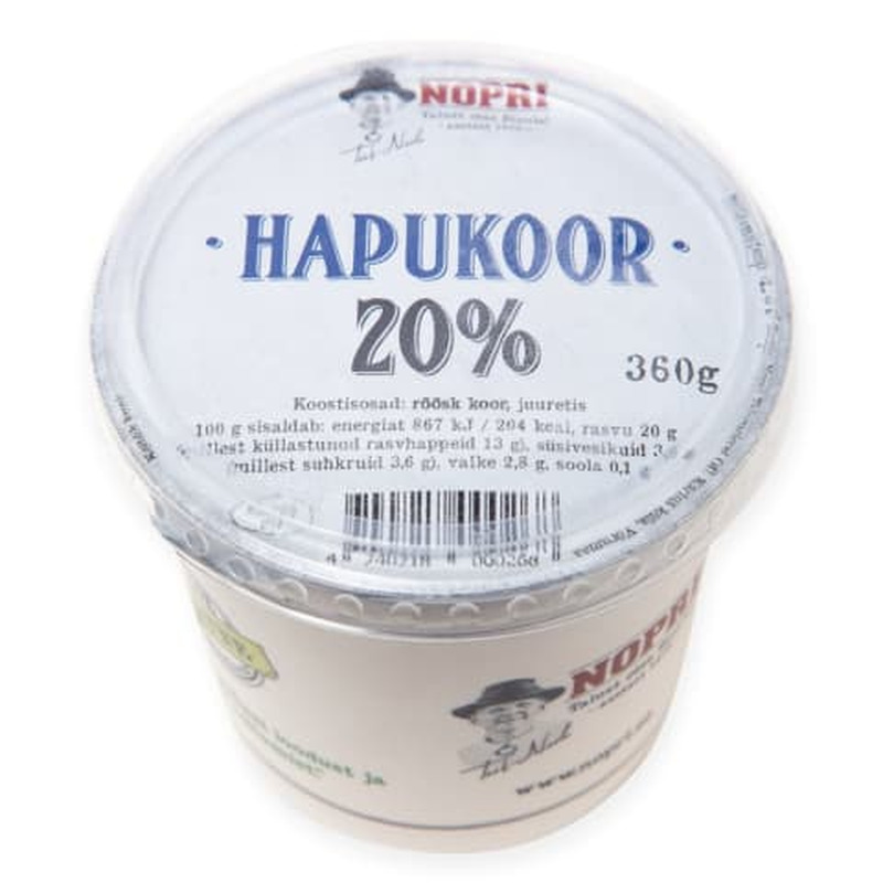 Hapukoor 20% Nopri