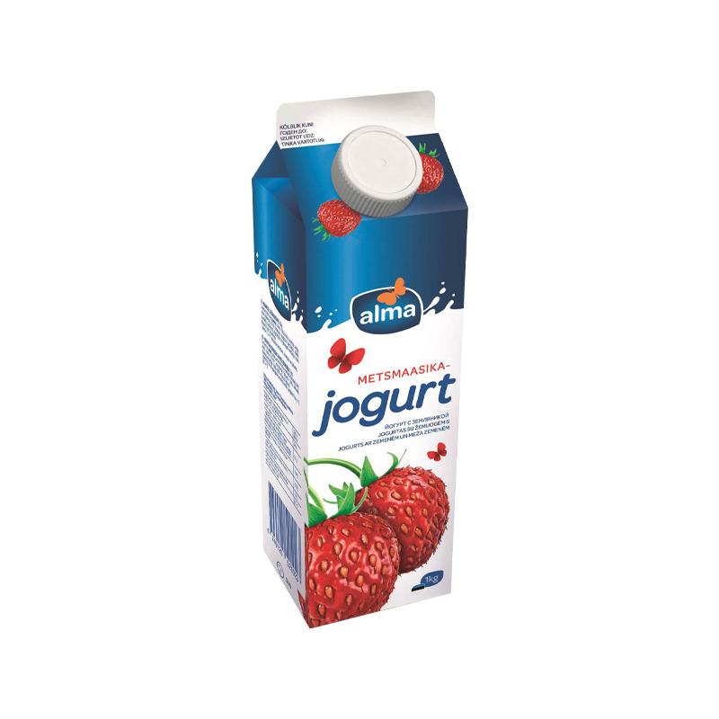 Jogurt metsmaasika 2%, VALIO ALMA, 1 kg