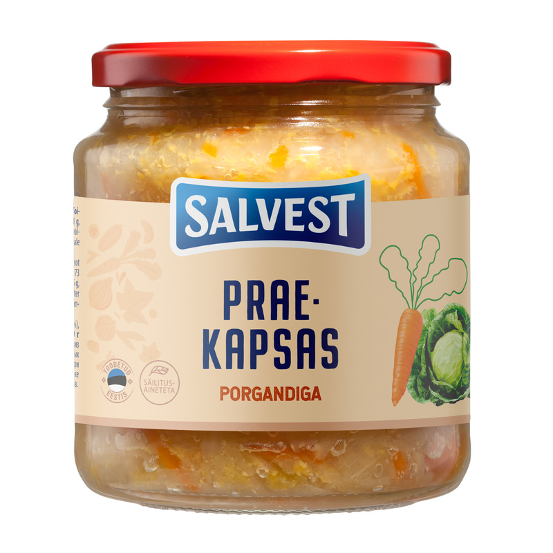 Porgandiga praekapsas, SALVEST, 530 g