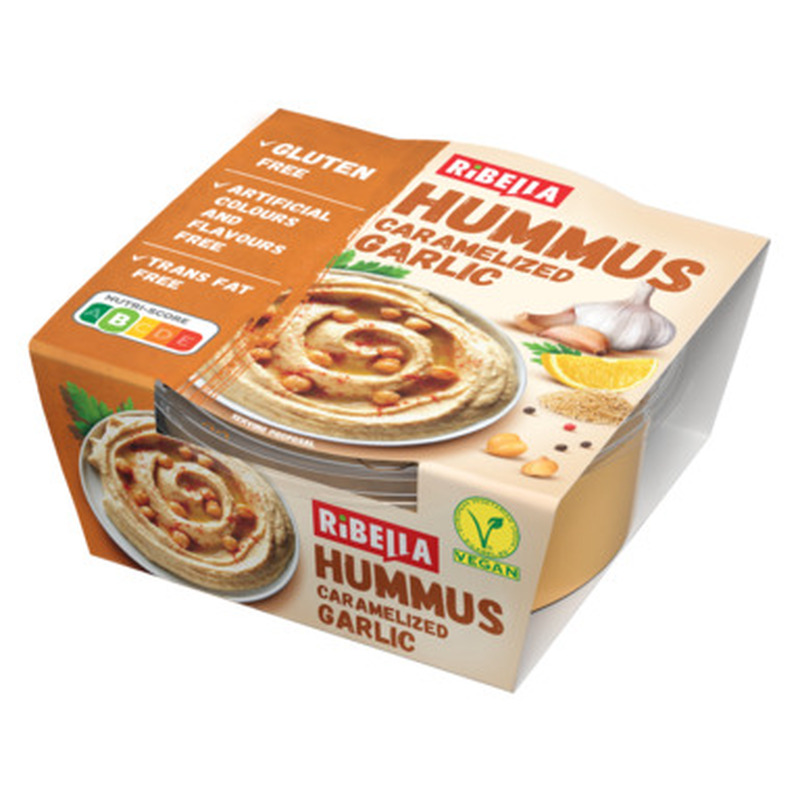 Kikerhernehummus karamellistatud küüslauguga, RIBELLA, 200 g