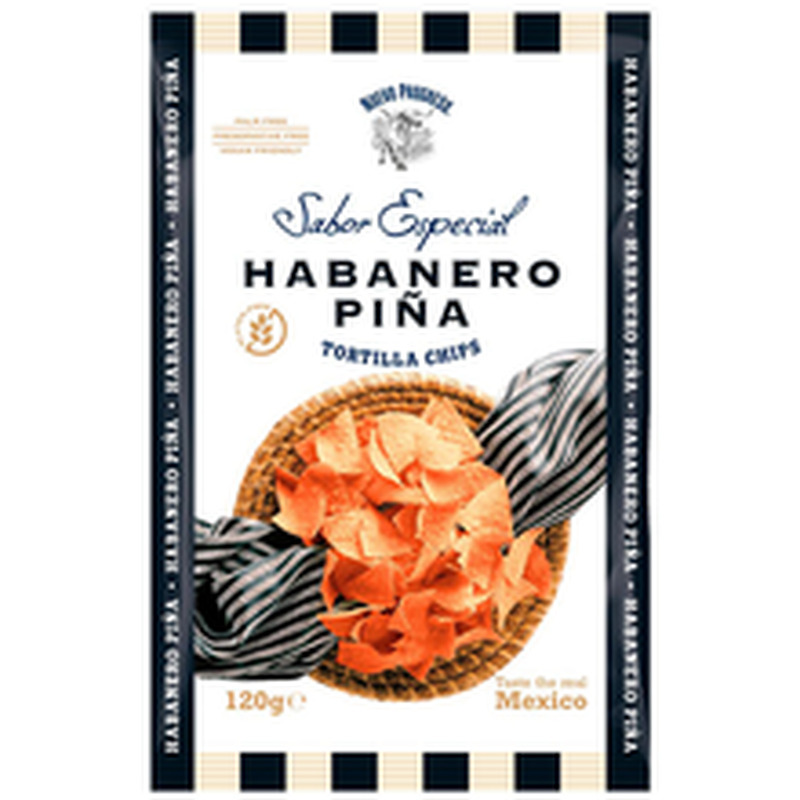 Nuevo progreso kibepipra (habanero) maitselised maisikrõpsud 120 g