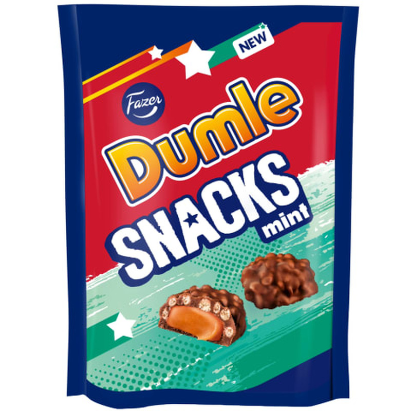 Iirised šokolaadis Dumle Snacks Mint 100g