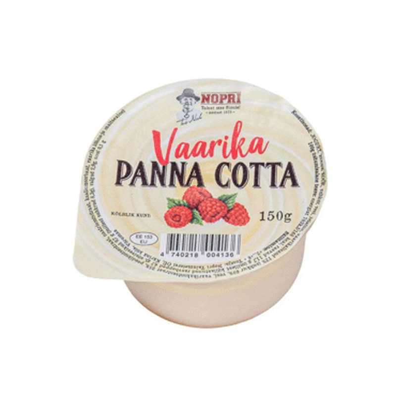 Panna Cotta NOPRI vaarika, 150g