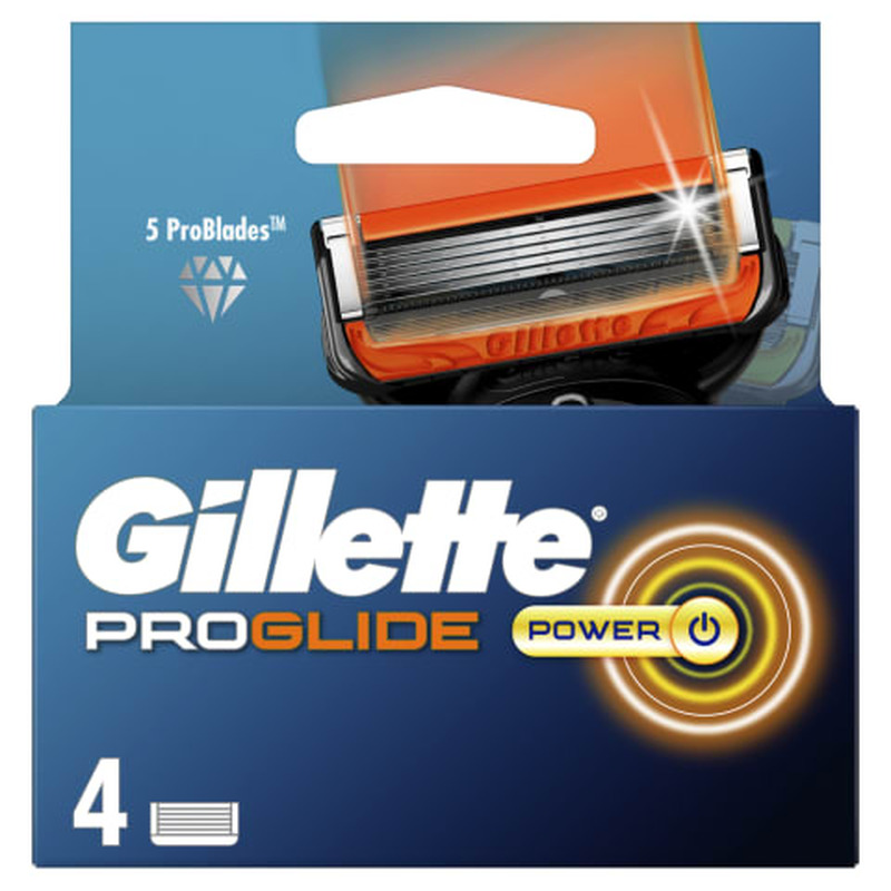 Varuterad Gillette Fusion ProGlide power 4tk