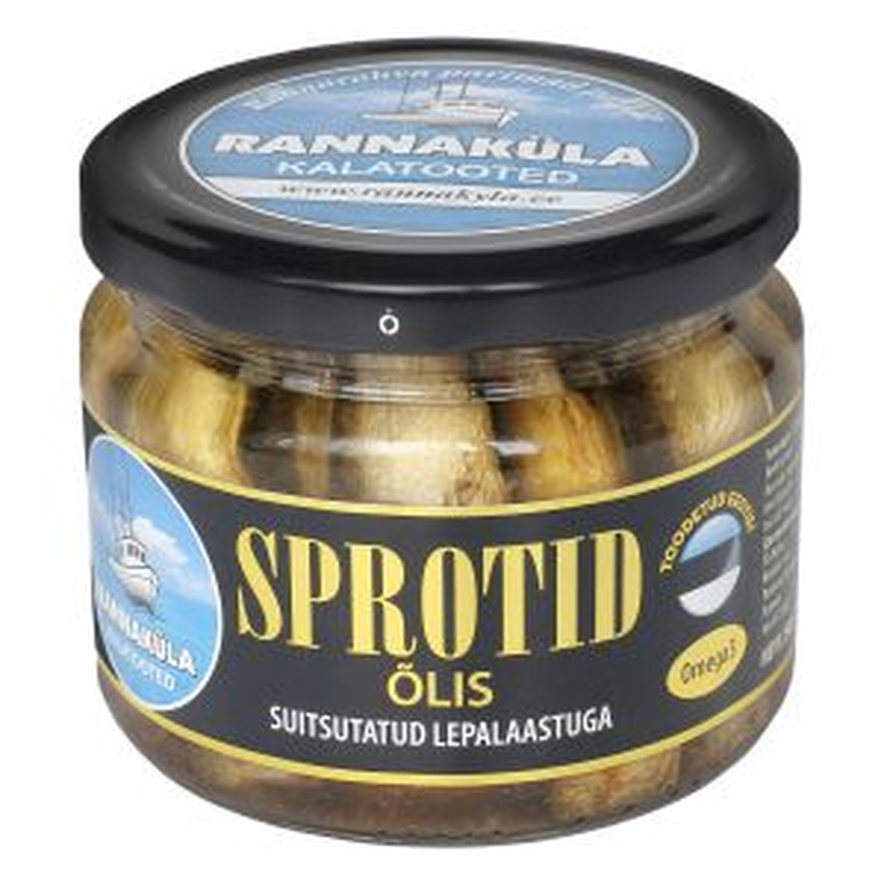 Sprotid õlis, RANNAKÜLA, 290 g