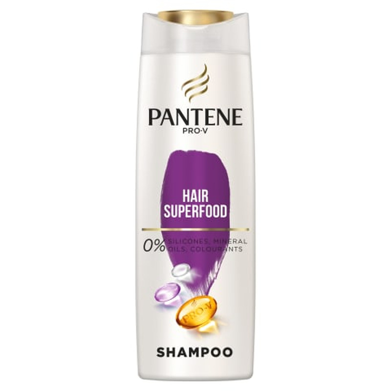 Šampoon Pantene Hair Superfood 400ml