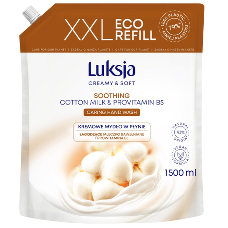 Vedelseep Luksja Cotton täide 1,5l