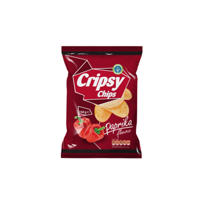 Kart.krõp.Paprikamaits.CRISPY CHIPS 150g