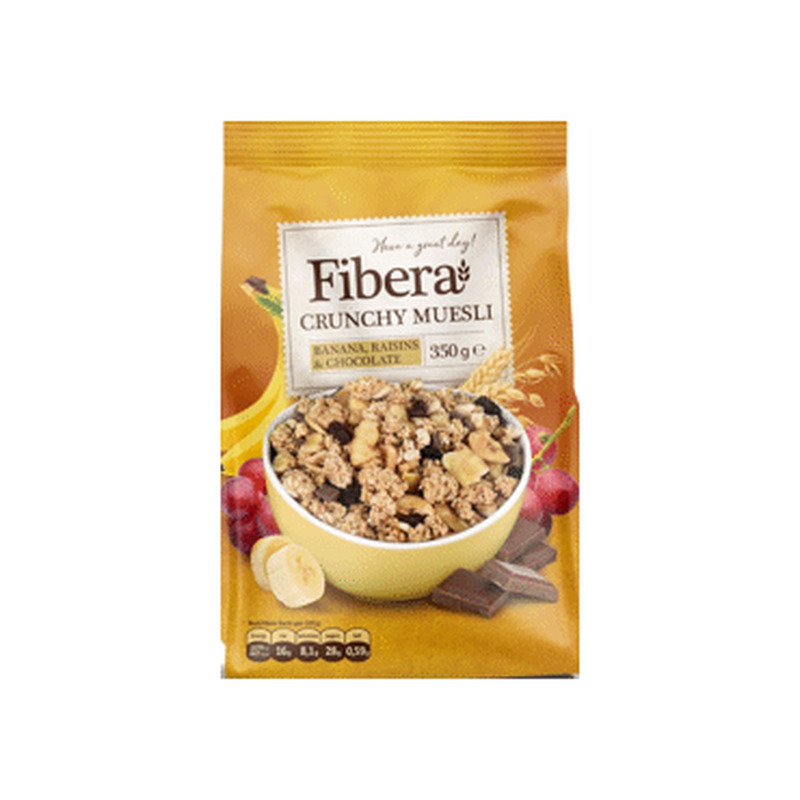 Müsli banaaniga FIBERA 350g