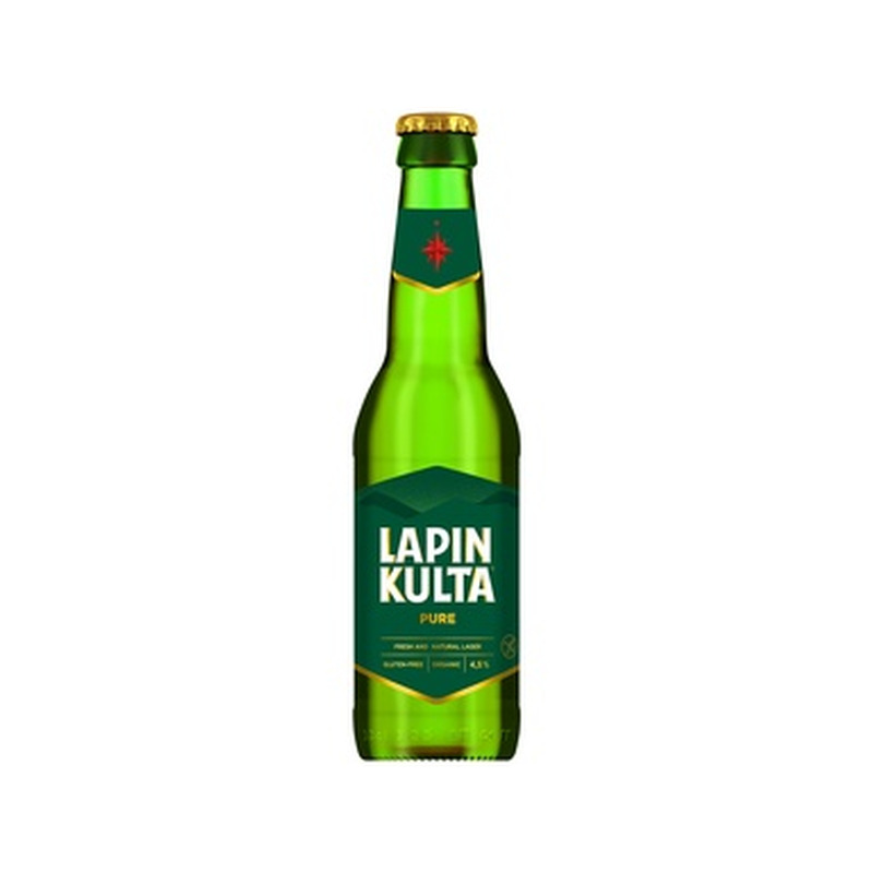 LAPIN KULTA õlu Pure hele 4,5% 33cl (pudel)