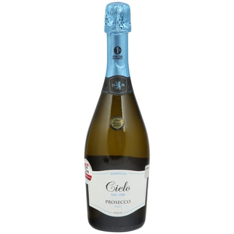 Kaitstud päritolunimetusega vahuvein Cielo Prosecco 0,75l