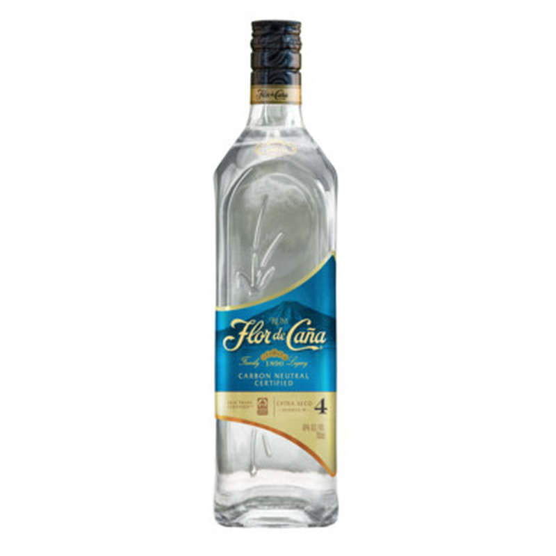 FLOR DE CANA 4 Extra Seco Rum 40% 100cl