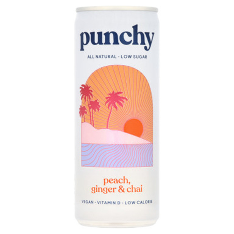 PUNCHY Limonaad Holiday Romance virsiku, ingveri, chaiga 250ml