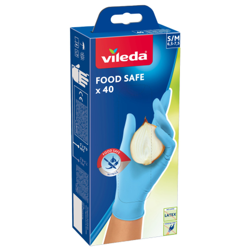 Kindad Vileda food safe S/M 40tk