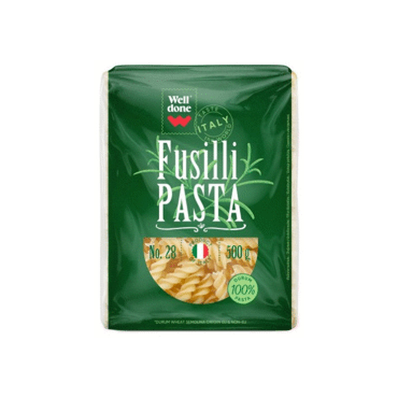 Makaronid Fusilli WELL DONE 500g