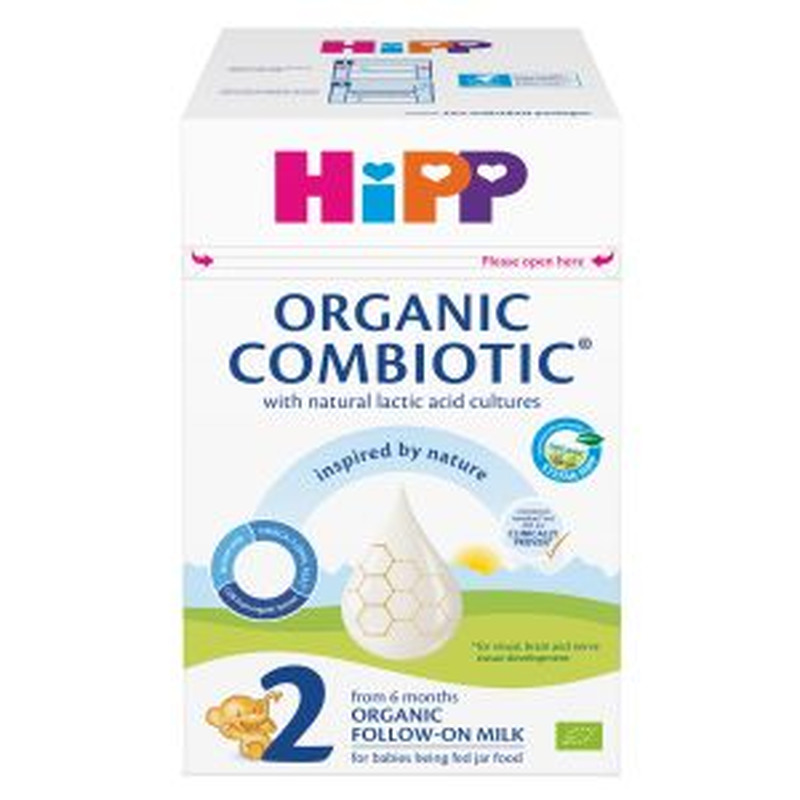 Jätkupiimasegu 2 Organic Combiotic 6+, HIPP, 800 g