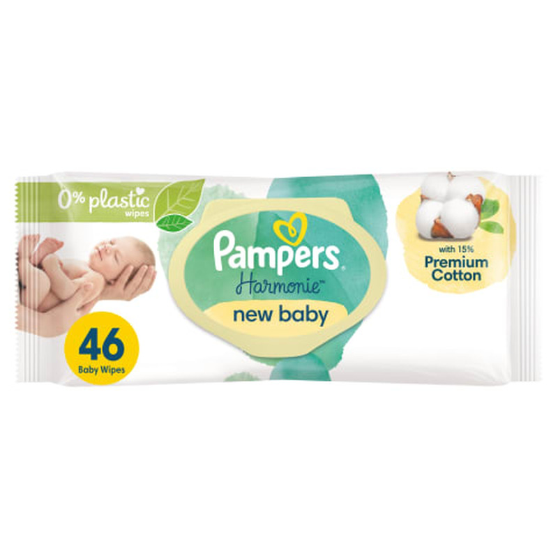 Salvrätikud Pampers Harmonie PF 46tk