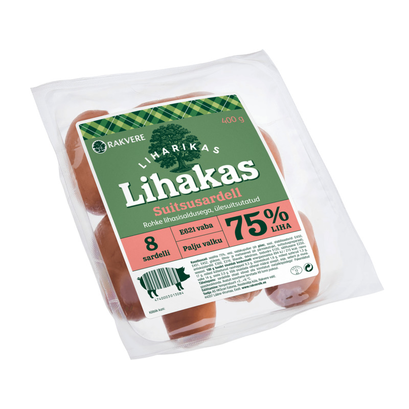 Šašlõkivorstid Lihakas, RAKVERE, 400 g