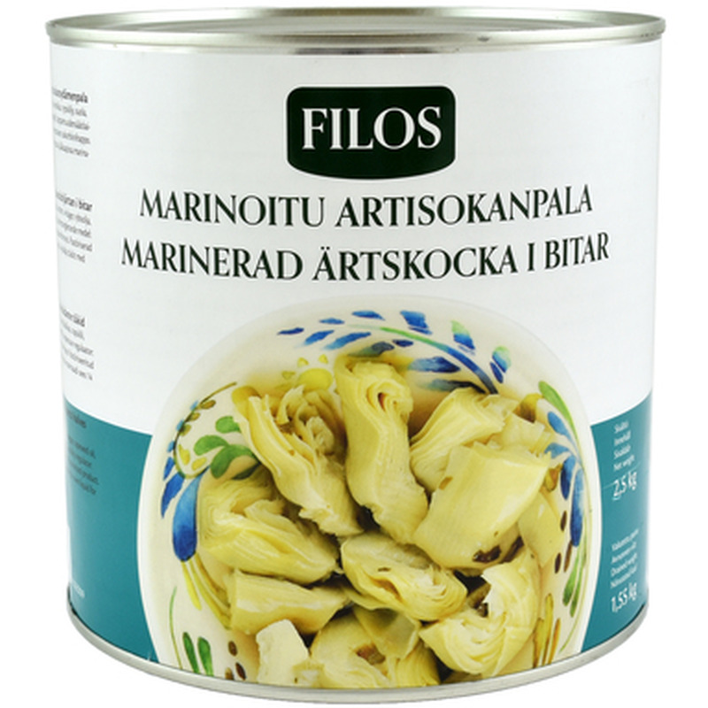 FILOS Marineeritud artišokisüdame tükid 2,5kg