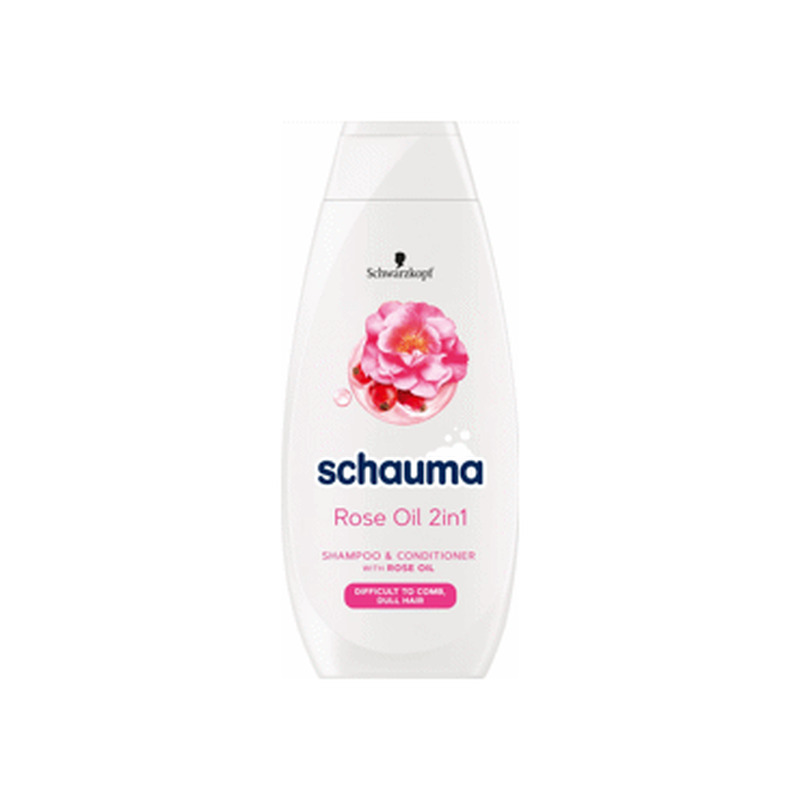 Šampoon SCHAUMA Rose Oil 2in1, 400ml