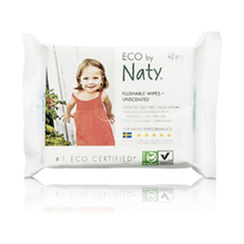 Naty Eco niisked salvrätikud, 42 tk