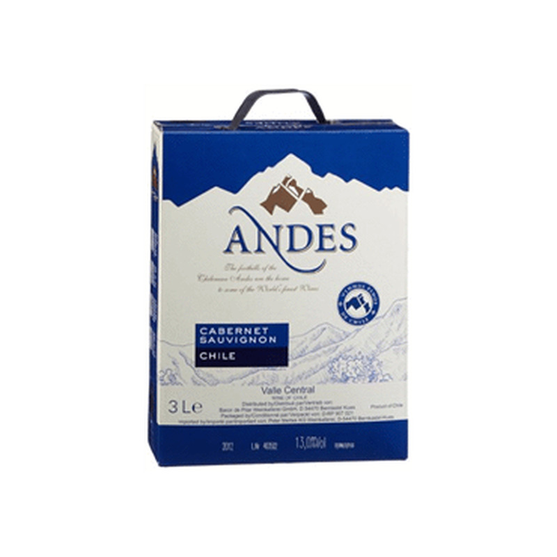 GT p.v. ANDES Cabernet Sauvignon 3L,BIB