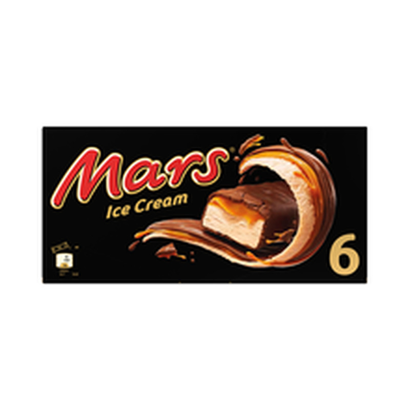 Mars jäätisebatoonid 6-pakk, 240 g