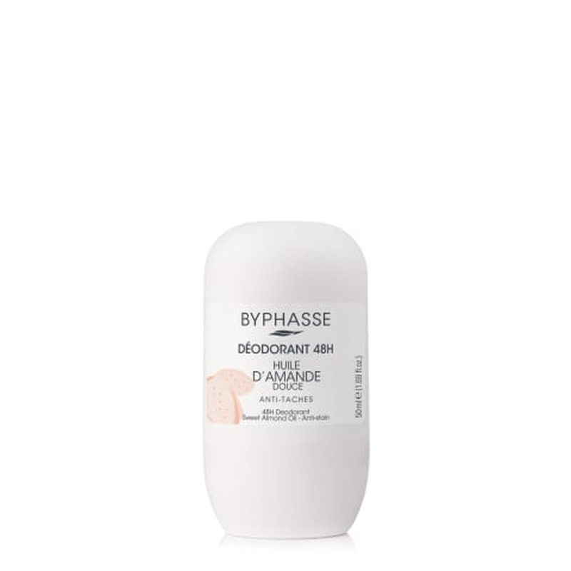 Rulldeodorant Byphasse Sweet Almond 48h 50ml