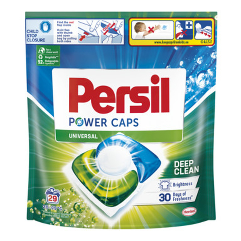 Pesukapslid Power Caps Universal 29pk, PERSIL, 29 tk