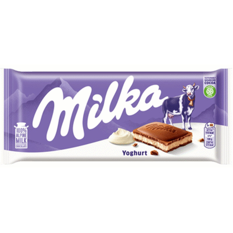 Piimašokolaad Yoghurt MILKA 100g