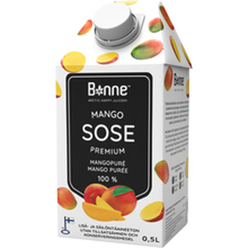 Mangopüree 100%, BONNE, 500 ml