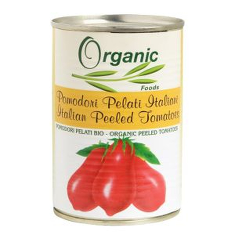 Organic Foods Kooritud tomat 400g mahe