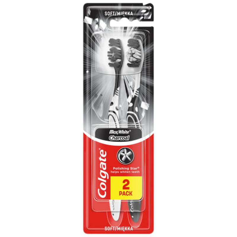 Hambahari Colgate Max White Charcoal 2-Pakk