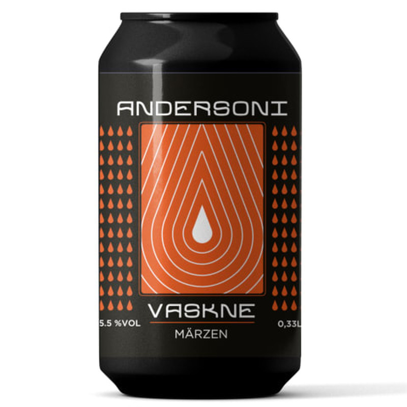 Õlu Andersoni Vaskne Märzen 5,5%vol 0,33l purk