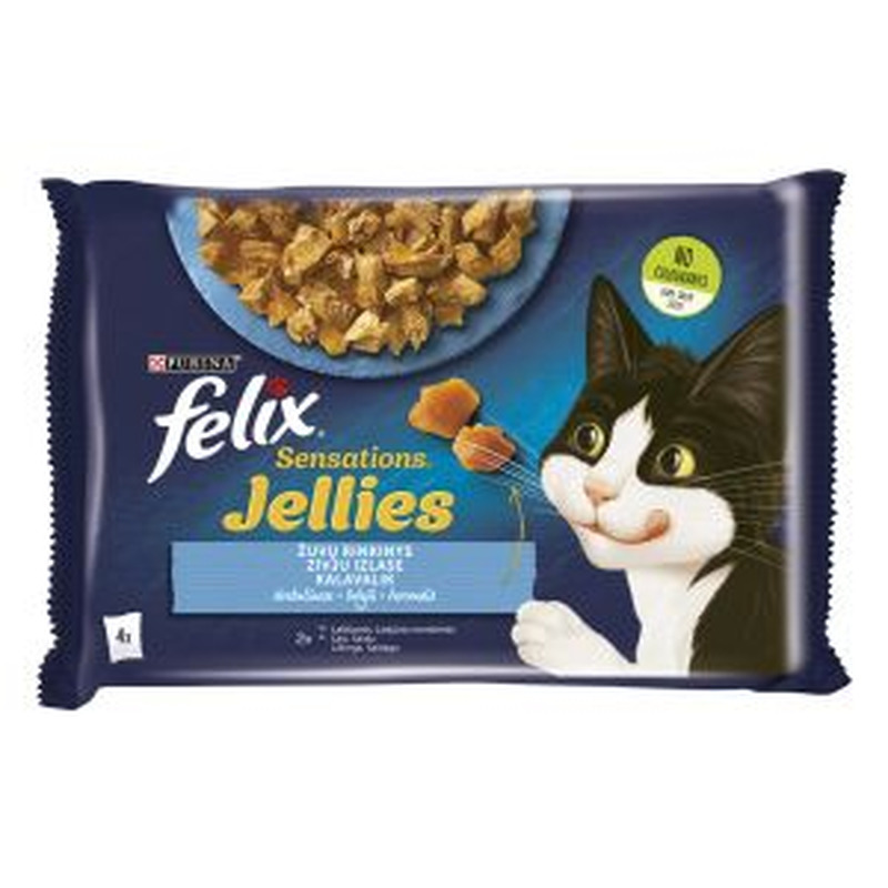 Felix Sensations kiisueine 4*85g kala tarrendis