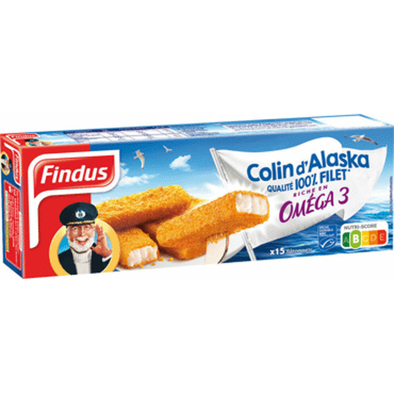 Alaska mintai kalapulgad, FINDUS, 420 g