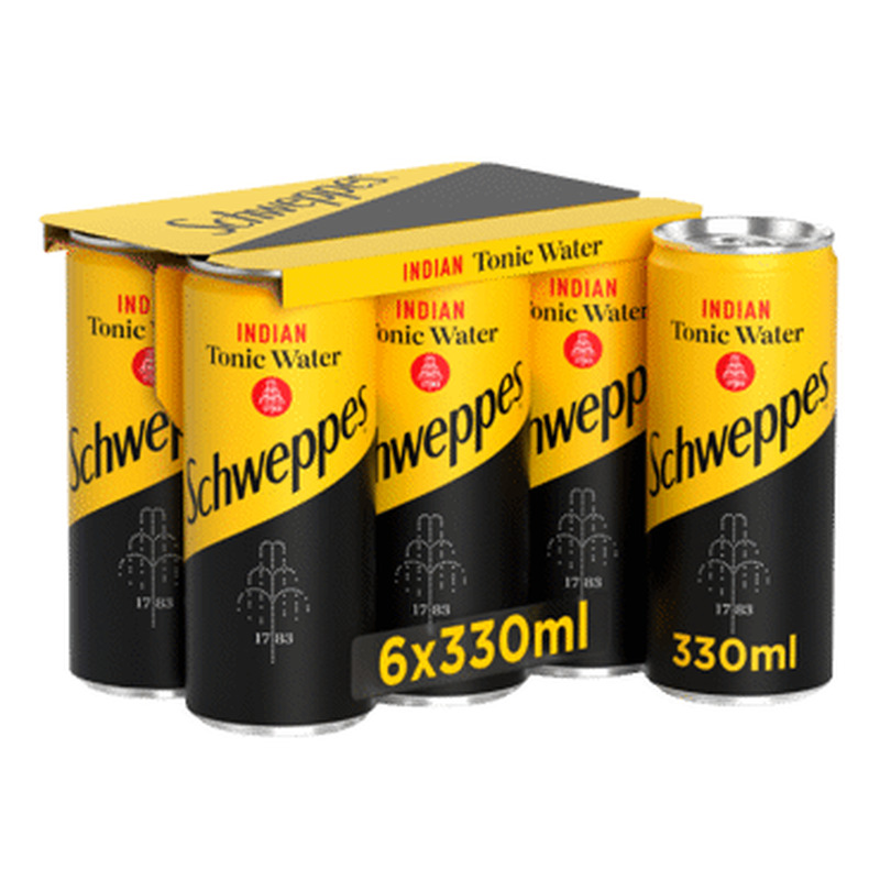 Toonik SCHWEPPES Tonic Water 6x330ml