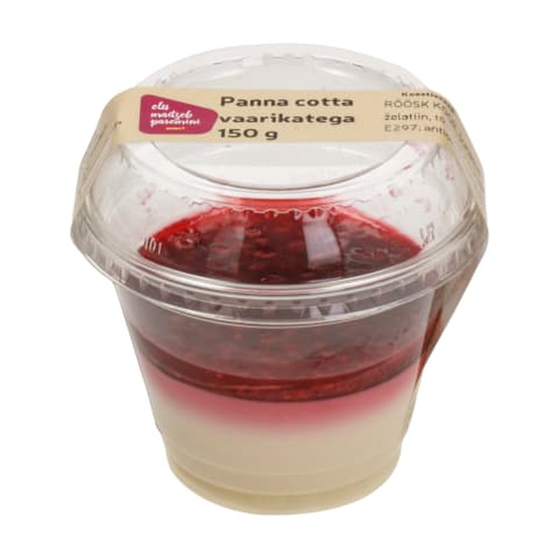 Panna cotta vaarikatega 150g