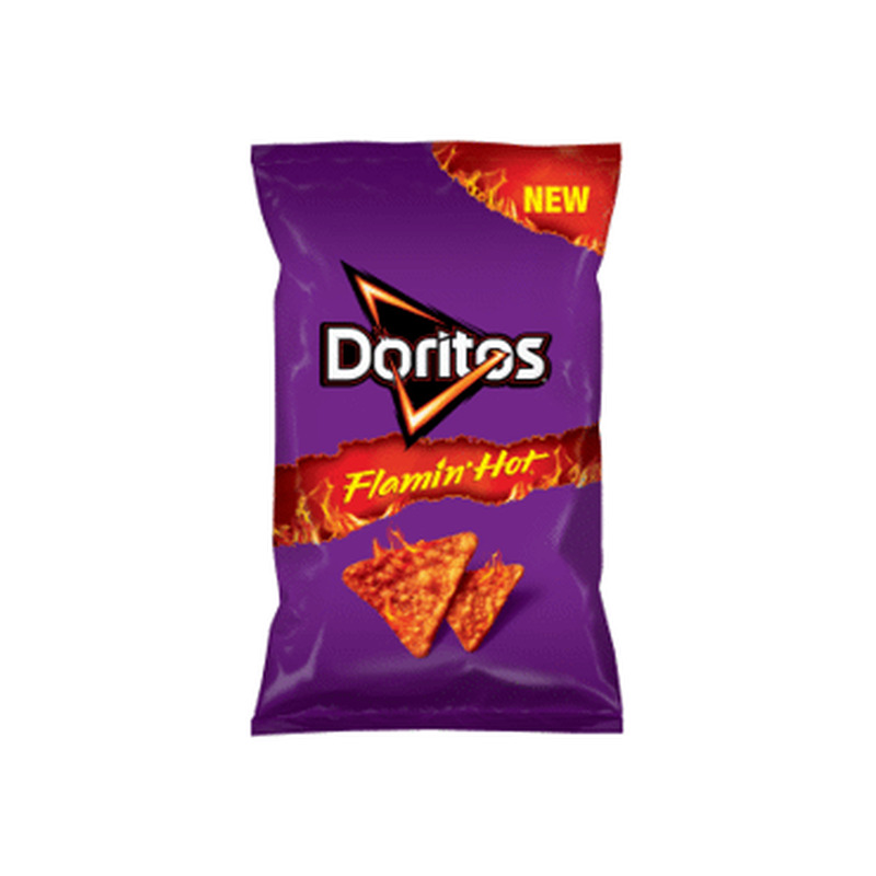 Vürtsikad maisikrõpsud DORITOS Flamin Hot 75g