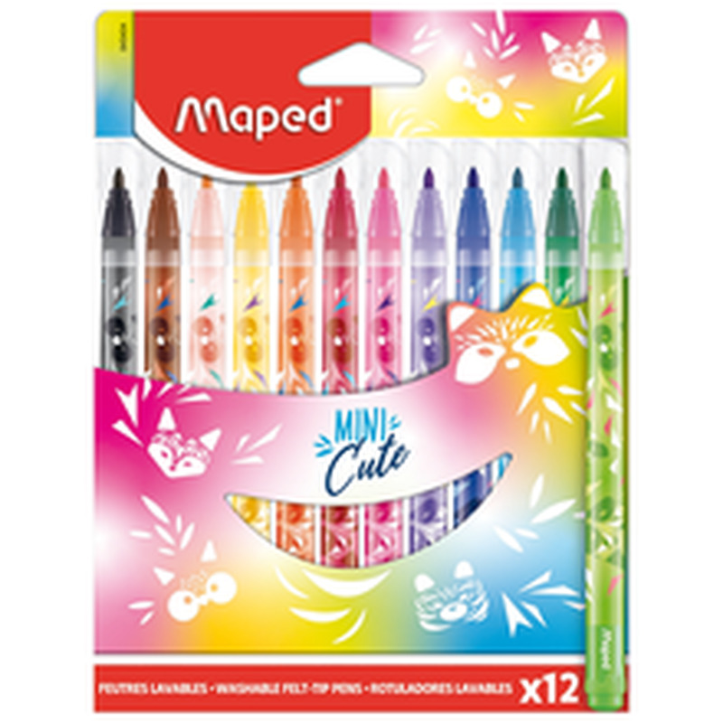 Viltpliiats Maped Mini Cute 12tk